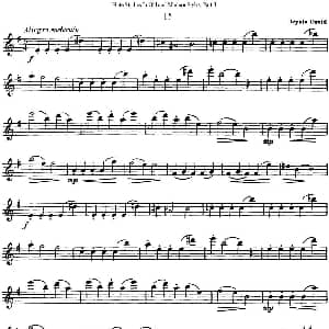 长笛曲谱 | 斯勒新老风格长笛练习重奏曲 第三部分 NO.15 NO.16 Siegfried Thiele S. 斯勒