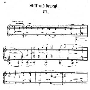 Clavierstucke "Still und Bewegt" Op.24 钢琴谱 德 狄奥多•柯希纳