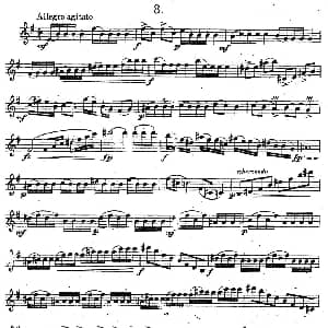 萨克斯谱 | 奇特克 萨克斯练习曲之八 ETUDY PRO SAXOPHON FR ZITRK.op.3