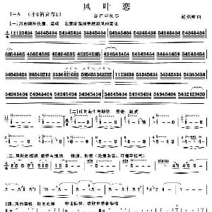 葫芦丝谱 | 风叶恋 赵洪啸