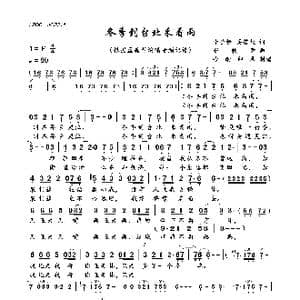 冬季到台北来看雨_歌曲简谱_词曲:李子恒 吴若权 靳铁章