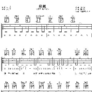 等你爱我 吉他谱 陈明 周杰伦 周杰伦词曲 阿潘音乐工场