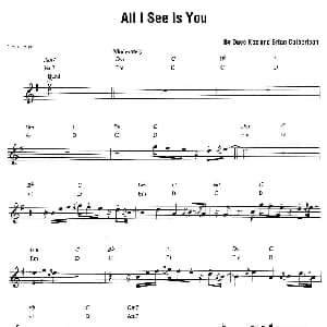 萨克斯谱 | All I see is you4