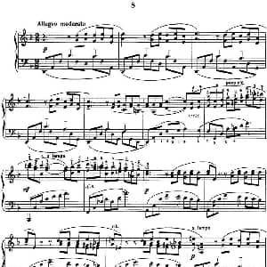 拉赫玛尼诺夫 音画练习曲16或17 Etudes tableaux Op.39 No.8 钢琴谱 拉赫玛尼诺夫