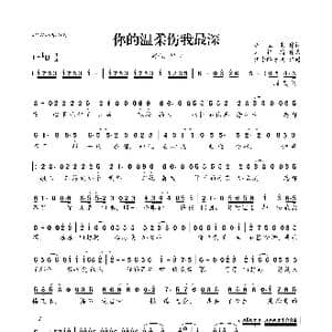 你的温柔伤我最深_歌曲简谱_词曲:汪立生 刘轩瑞
