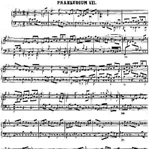 巴赫 平均律钢琴曲集 第二卷 之前奏曲 钢琴谱 巴赫