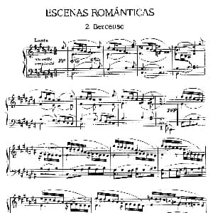Escenas Románticas 钢琴谱 恩里克 格拉那多斯 Enrique Granados