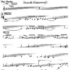 Ecaroh Harmony 钢琴谱