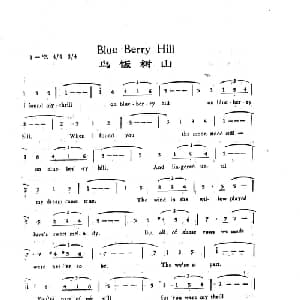Blue Berry Hill 鸟饭树山_外国歌谱