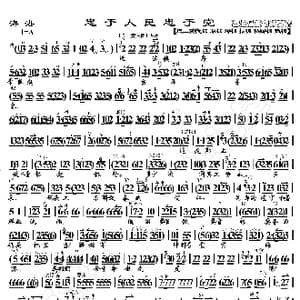 海港 忠于人民忠于党_歌曲简谱_词曲:暂无 恒流星制谱