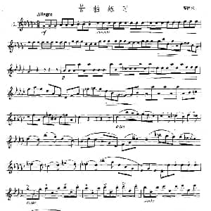 萨克斯谱 | 萨克斯练习曲合集 5—12 9/8拍练习 海因茨