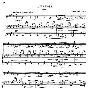 小提琴谱 | Preghiera. 小提琴 钢琴伴奏
