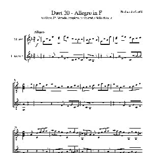 Metodo Completo Op.27 3 吉他谱 卡鲁里 Ferdinando Carulli