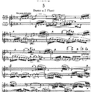 萨克斯谱 | Six Duets 6首二重奏 5 W.F.巴赫