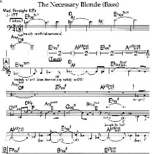 The Necessary Blonde Bass 钢琴谱