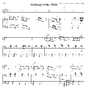 Golliwog's Cake Walk 小号 钢琴伴奏