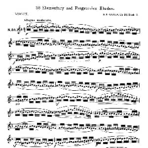 小提琴谱 | 开塞 KAYSER 36首小提琴练习曲之30