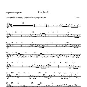 萨克斯谱 | Uncle Al 高音萨克斯