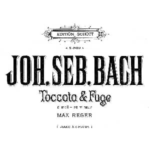 d小调托卡塔与赋格 钢琴谱 约翰 塞巴斯蒂安 巴赫