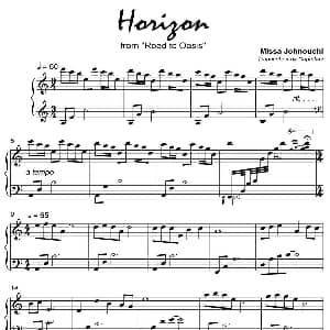 Hizon 天地间 钢琴谱 城之内 美莎