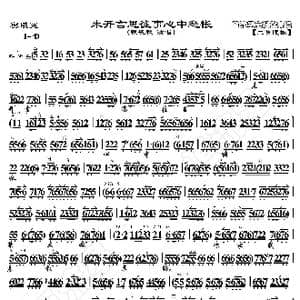 窦娥冤 未开言思往事心中愁怅_歌曲简谱_词曲:暂无 恒流星制谱