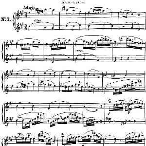 长笛曲谱 | 8首博瑞西亚第长笛二重奏 NO.7 Briccialdi 博瑞西亚第