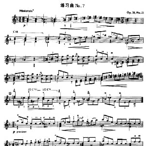 费尔南多 索尔 古典吉他练习曲 No. 吉他谱 ​费尔南多 索尔 Fernando Sor 1778 1839