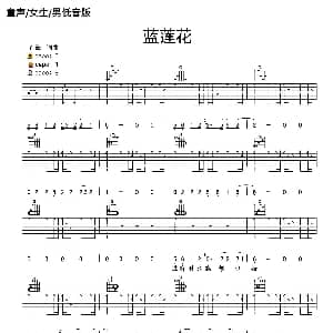 蓝莲花 吉他谱 许巍