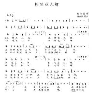 杜鹃花儿鲜_民歌简谱_词曲:康良国 康良国
