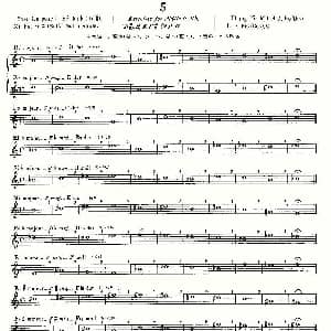 长笛曲谱 | 初级练习之5 Alphonse Ludec Debutant Flutiste 莫伊斯Moyse