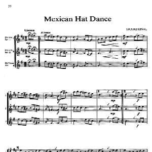 萨克斯谱 | Mexican Hat Dance 三重奏