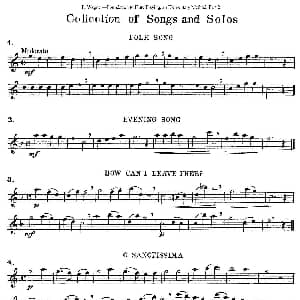 长笛曲谱 | 长笛演奏基础教程练习 Collection of Songs and solos E Wagner E 韦格