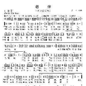 老伴_歌谱投稿_词曲:湛才 湛才
