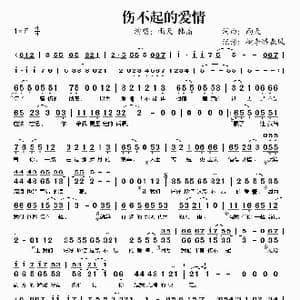 伤不起的爱情_歌谱投稿_词曲:雨天 雨天