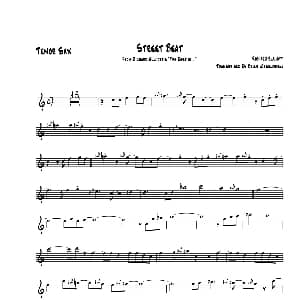 萨克斯谱 | Street Beat 次中音萨克斯