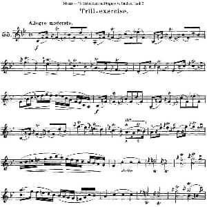 小提琴谱 | 马扎斯小提琴练习曲 Op.36 第二册 华丽练习曲 55