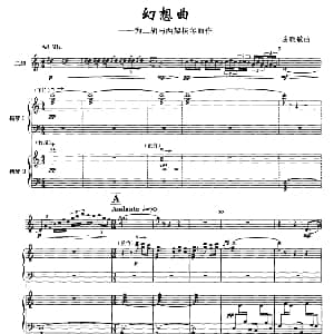 二胡谱 | 幻想曲 为二胡与两架扬琴而作 房晓敏