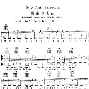 Now And Forever 吉他谱 Richard marx