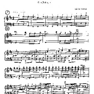 手风琴谱 | D大调奏鸣曲 意 德 斯卡拉蒂