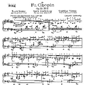 肖邦 练习曲 Fr.Chopin Op.25 No2 4 钢琴谱 Godowsky改编
