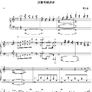 新鸳鸯蝴蝶梦 钢琴谱 黄安