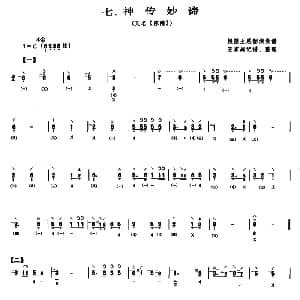 琵琶谱 | 陈隋 神传妙谛 又名 王家燕记谱整理