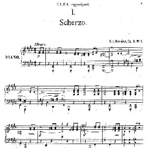 Four Pieces 4首小品 Op.2 钢琴谱 厄恩斯特 凡 多南依