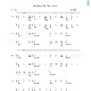 My Song For You_歌曲简谱_词曲: 班得瑞