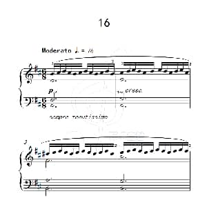 练习曲 16 钢琴谱