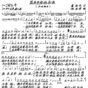 最美是那桃花源_歌谱投稿_词曲:辜海燕 张艺军