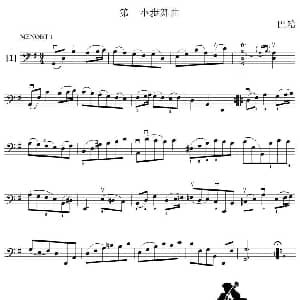 第一小步舞曲 大提琴谱