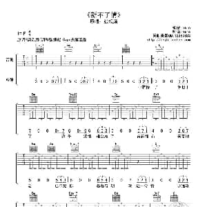 新不了情 吉他谱 张靓颖 hero 制谱