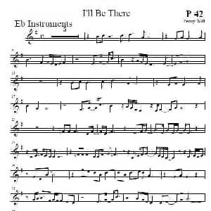 萨克斯谱 | I'll be there