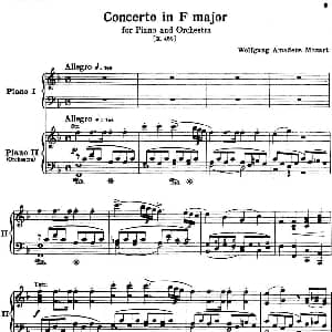 二十八部钢琴协奏曲 No.19 钢琴谱 莫扎特